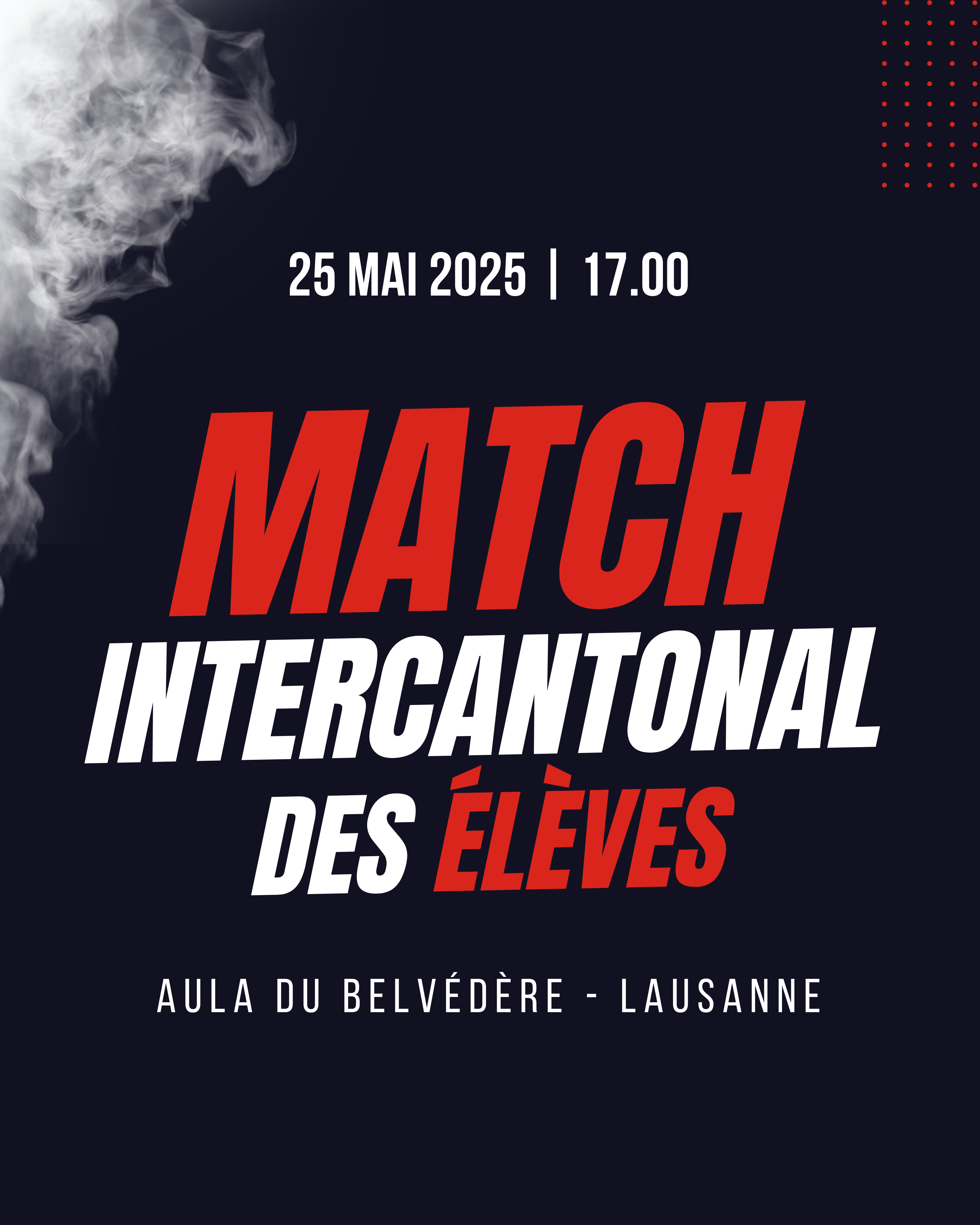 Match Intercantonal des élèves